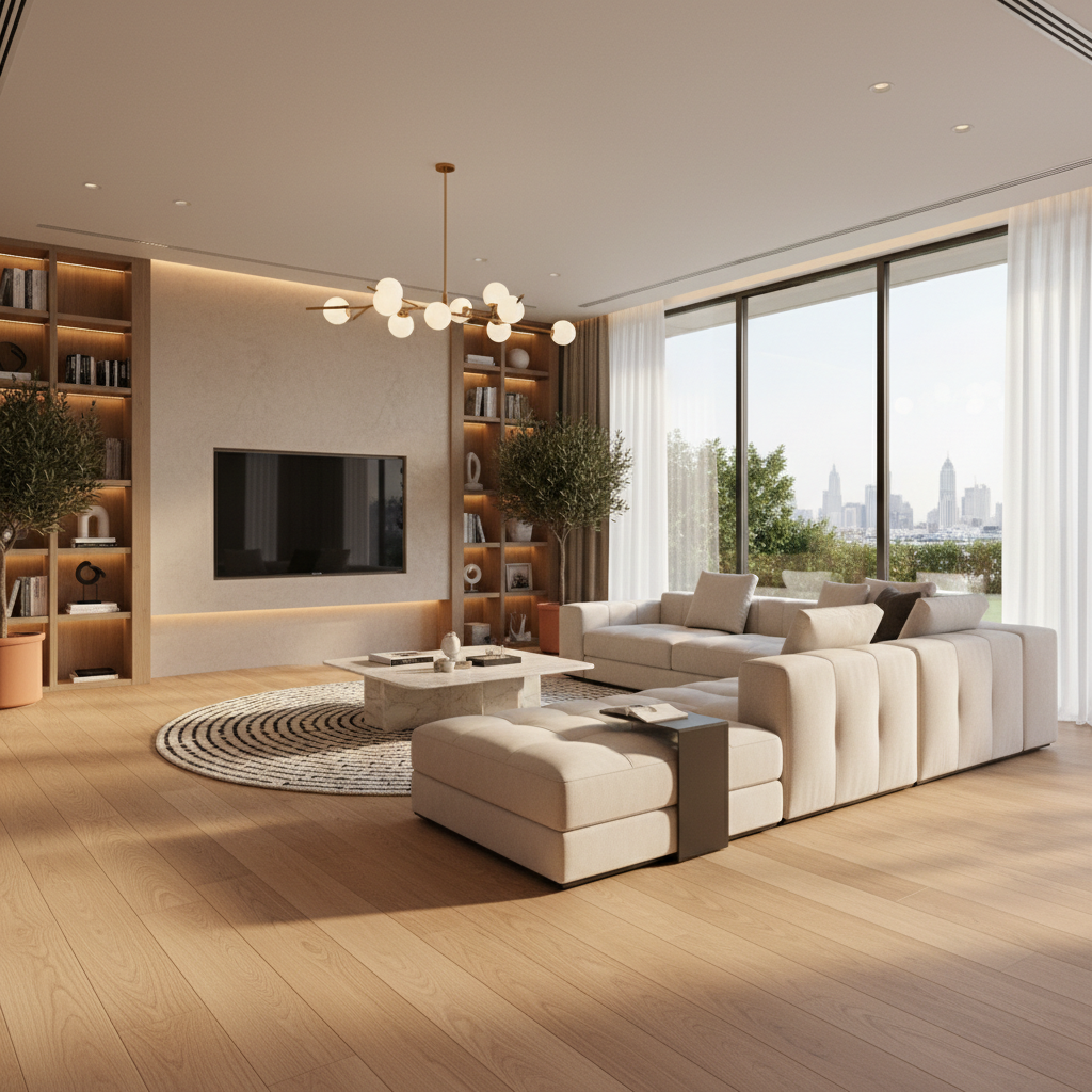 Natural Oak SPC flooring in Dubai – Floor Woods