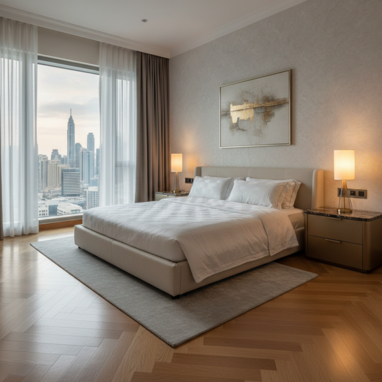 Walnut dark SPC flooring in Dubai – Floor Woods